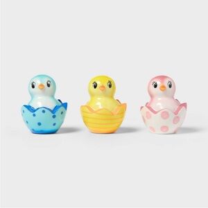 3pk Easter Polyresin Bird in Egg Shell - Spritz Spring 2026
